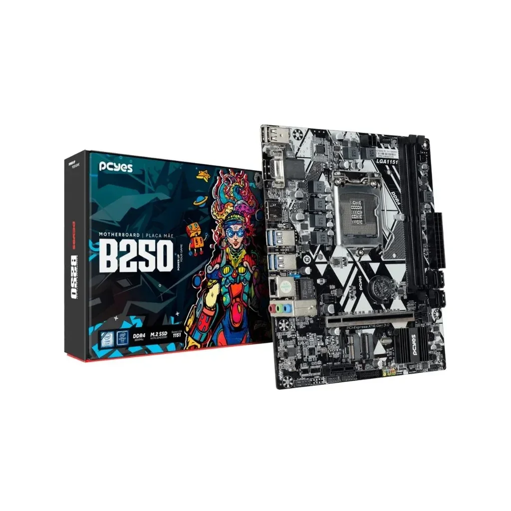 PLACA MAE DDR4 B250 6&9GEN 1151
